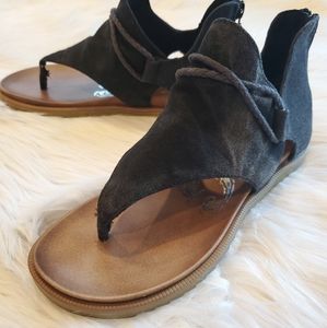 RESTOCK Authentic Gypsy Jazz Dusk in Black Sandals